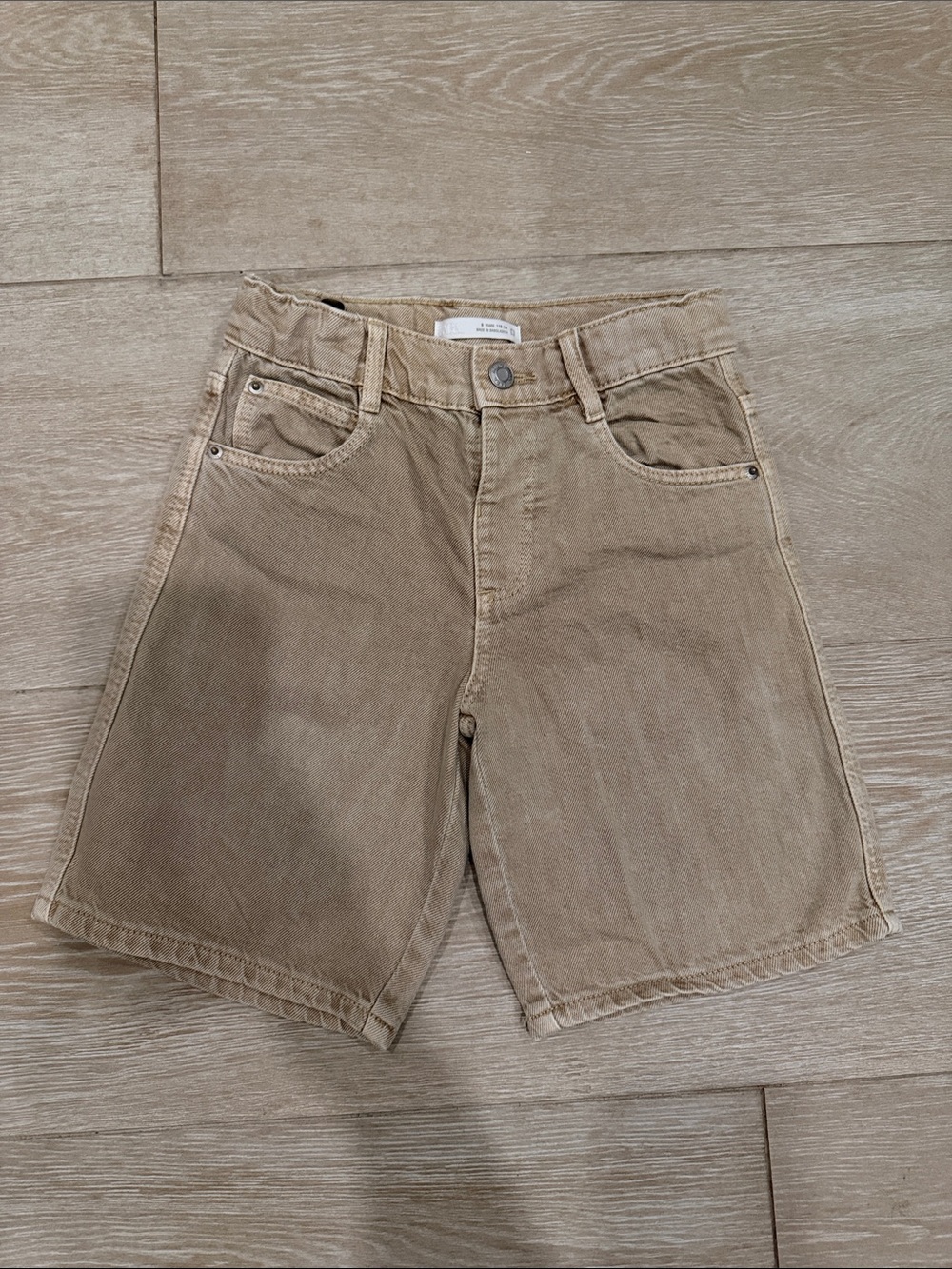 Zara Kids Beige/Tan Denim Shorts